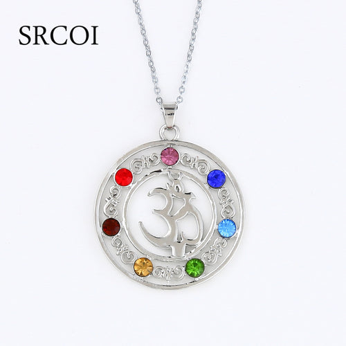 Crystal Beads Chakra Healing Pendant