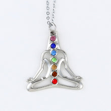 Load image into Gallery viewer, Crystal Beads Chakra Healing Pendant