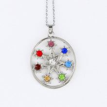 Load image into Gallery viewer, Crystal Beads Chakra Healing Pendant