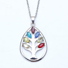 Load image into Gallery viewer, Crystal Beads Chakra Healing Pendant